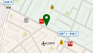 鶏笑 白石栄通店の地図画像