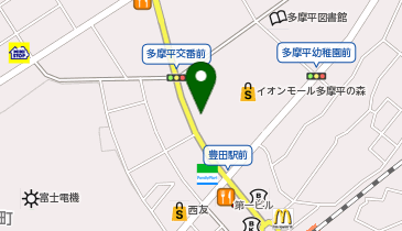 からあげ縁 イオンモール多摩平の森店の地図画像