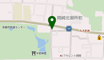 京都 おうち 岡崎本店の地図画像