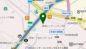 虎の門病院付属 健康管理センターの地図画像
