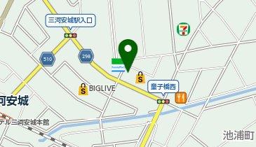 オンセンド 三河安城店の地図画像