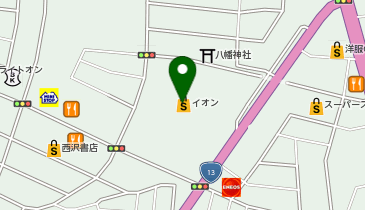 おしゃれ工房 イオン福島店の地図画像