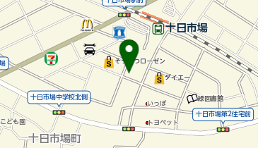 ジップスポーツパーク 十日市場の地図画像