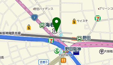 馬渕教室 野田阪神校の地図画像