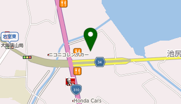 小春や珈琲の地図画像