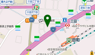 ビジョンセンター 田町の地図画像