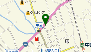 クリーニング専科 中込店の地図画像