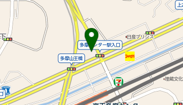 カーチス多摩の地図画像