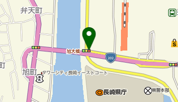 出島メッセ長崎の地図画像