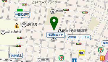 台東区立育英幼稚園の地図画像