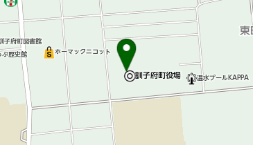 訓子府町役場の地図画像