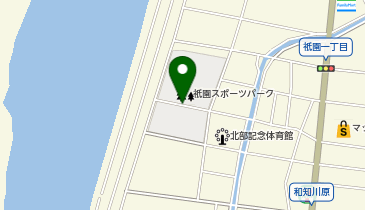 祇園スポーツパークの地図画像