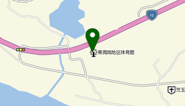 東高岡体育館の地図画像