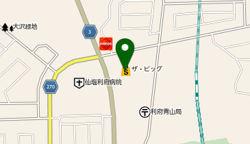 ザ・ビッグ 利府青山店の地図画像