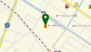 淡味亭 ホープタウン店の地図画像