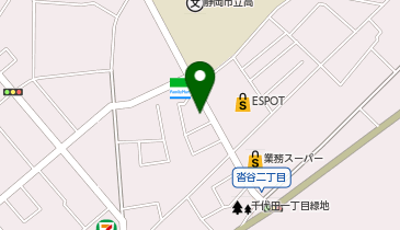 名代 宇奈とと 静岡千代田店の地図画像