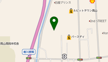 アクトス 高山の地図画像