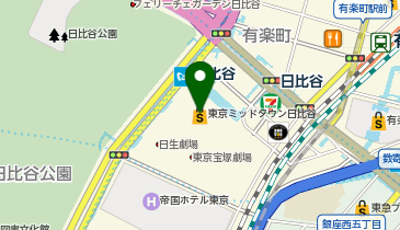 HIBIYA CENTRAL MARKET(ヒビヤ セントラル マーケット) / 理容ヒビヤ 東京ミッドタウン日比谷店の地図画像