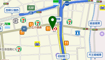 エムオーツーリスト株式会社 名古屋支店の地図画像