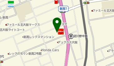 ドラッグアカカベ 新高店の地図画像