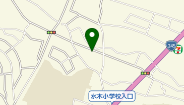 クリーニング専科 水木店の地図画像