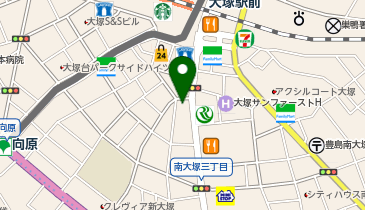 魚丼 大塚店の地図画像