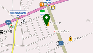 サンシャイン・コンフォートつくばの地図画像