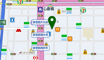 ライカ 大丸心斎橋店の地図画像