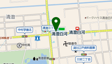 清澄白河アニマルクリニックの地図画像