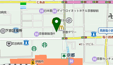 NICK STOCK(ニック ストック) 京都タワー店の地図画像