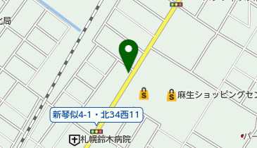 コインランドリーjabba(ジャバ) 新琴似店の地図画像