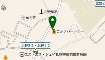 コインランドリーjabba(ジャバ) 北野店の地図画像