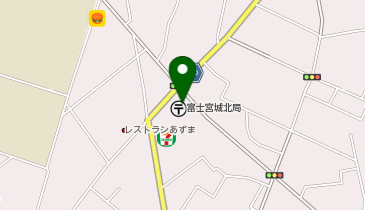 餃子の雪松 富士宮店の地図画像