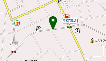 餃子の雪松 笠間店の地図画像