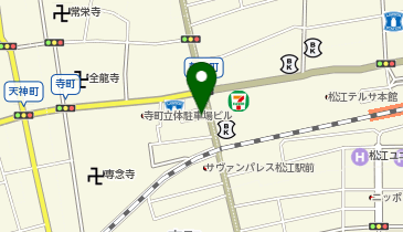 金沢カレー研究所 松江寺町店の地図画像