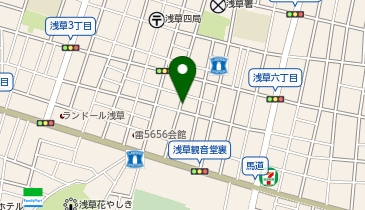 鶏笑 浅草店の地図画像