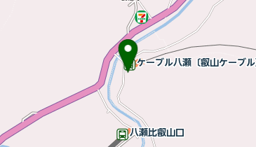 八瀬もみじの小径の地図画像