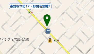 コインランドリーjabba(ジャバ) 野幌店の地図画像