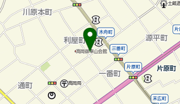 ブーランジュリーグランオムの地図画像