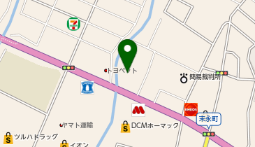 コインランドリー&クリーニングもも 伊達末永店の地図画像