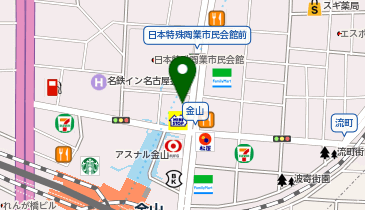 まがりDE(デ)バナナ 金山店の地図画像