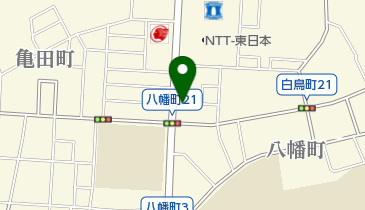 大型コインランドリー新洗組 八幡店の地図画像