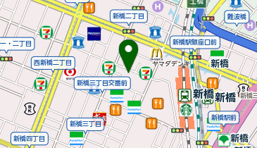 新橋茶屋の地図画像
