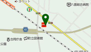 コインランドリーjabba(ジャバ) 八雲店の地図画像