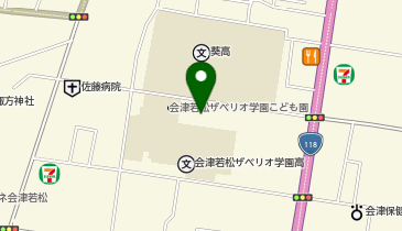 カトリック会津若松教会の地図画像