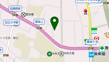 小石川大神宮 社務所の地図画像