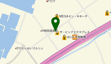 ザ・ビッグエクスプレス はにんす宜野湾店の地図画像