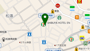 炭焼居酒場 IGOR COSY(イゴール コージー) 渋谷本店の地図画像