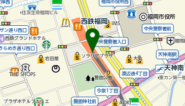 MARNON(マルノン) ラシック福岡天神店の地図画像
