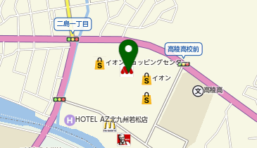ビアードパパ イオン若松店の地図画像